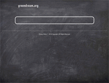 Tablet Screenshot of greendream.org